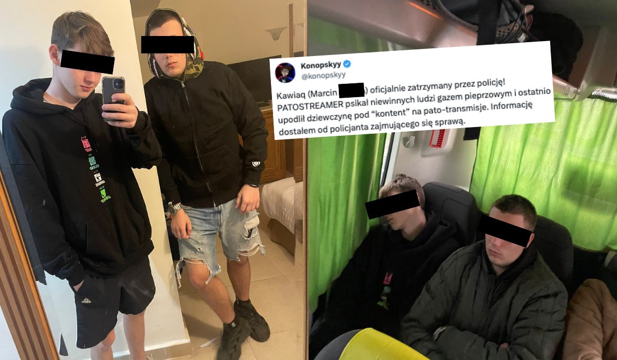Patostreamerzy znęcający się nad młodymi dziewczynami zostali zatrzymani po powrocie do Polski