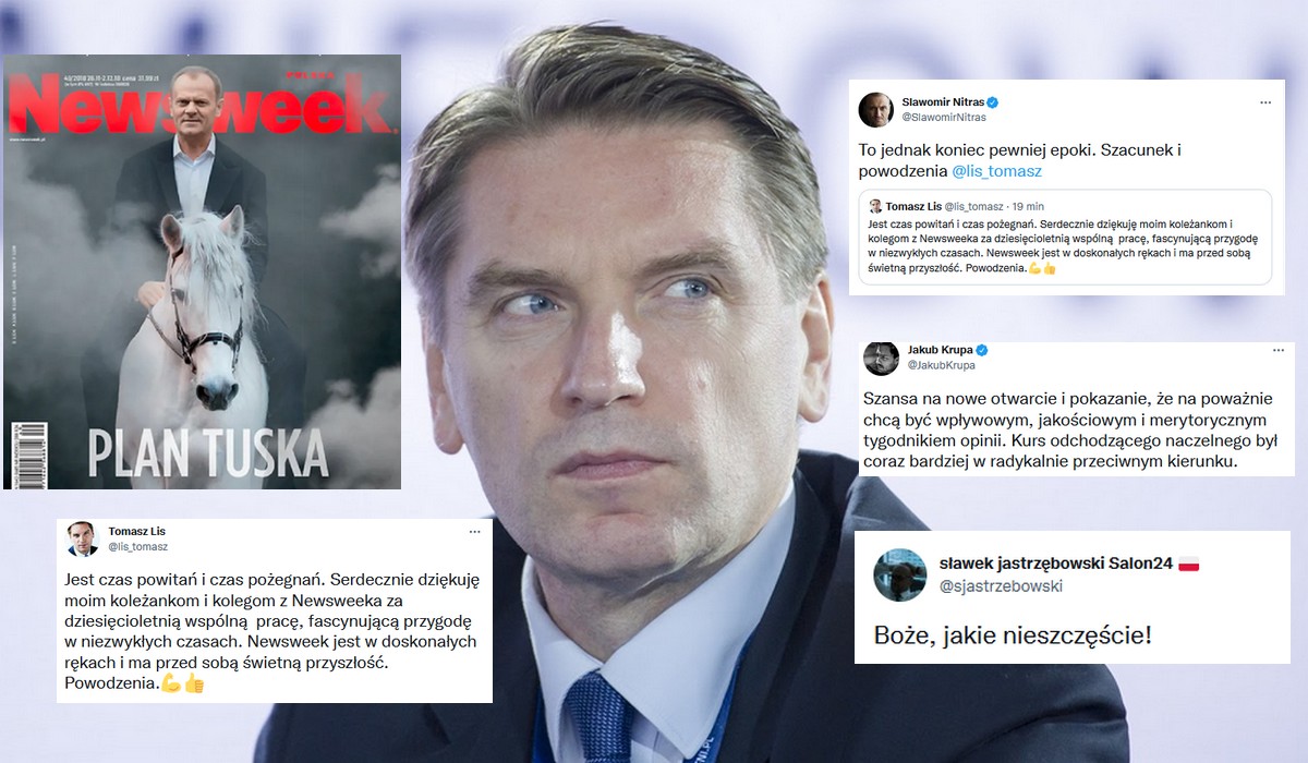 Tomasz Lis pożegnał się z Newsweekiem