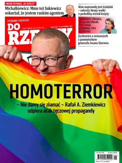 Ziemkiewicz "odpiera atak tęczowej propagandy"