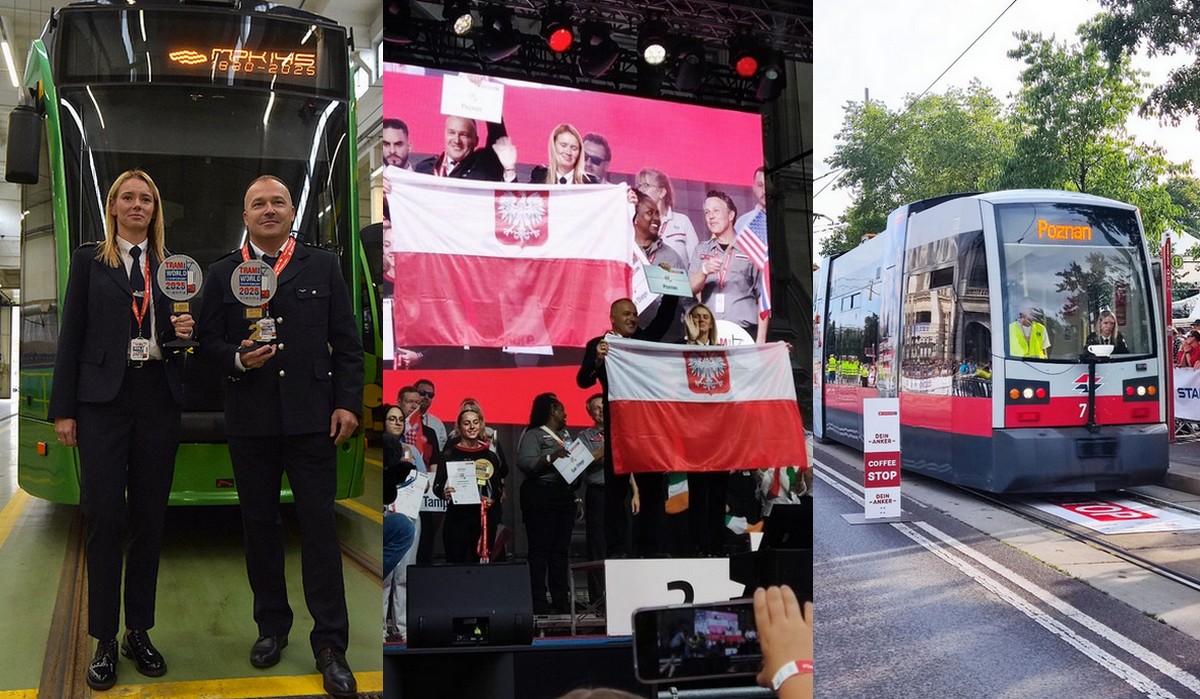 Poznań: motorniczowie wrócili z mistrzostw świata w Wiedniu ze srebrem