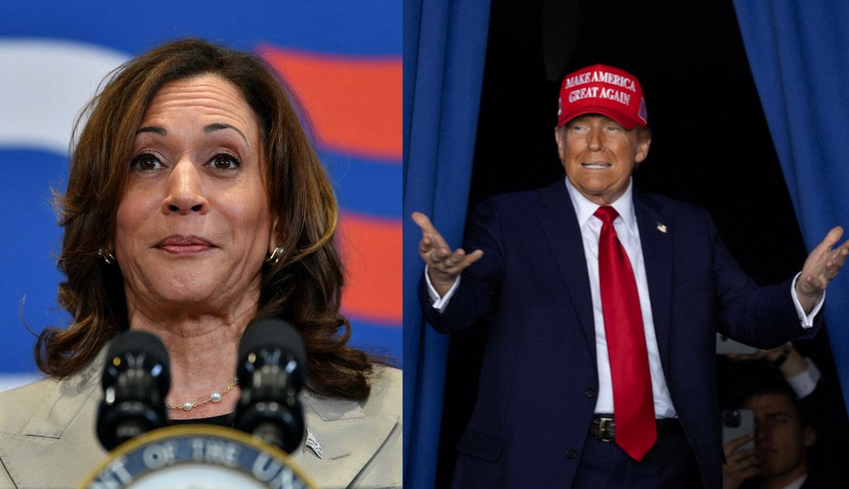 Sondaż: Polacy, gdyby mogli, to głosowaliby na Kamalę Harris, Trump zdobyłby 32% głosów