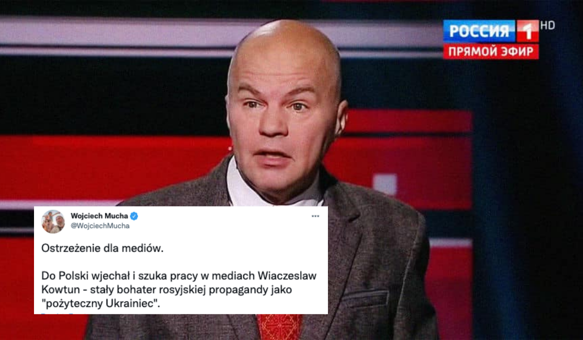 Bohater rosyjskich programów propagandowych szuka pracy w polskich mediach