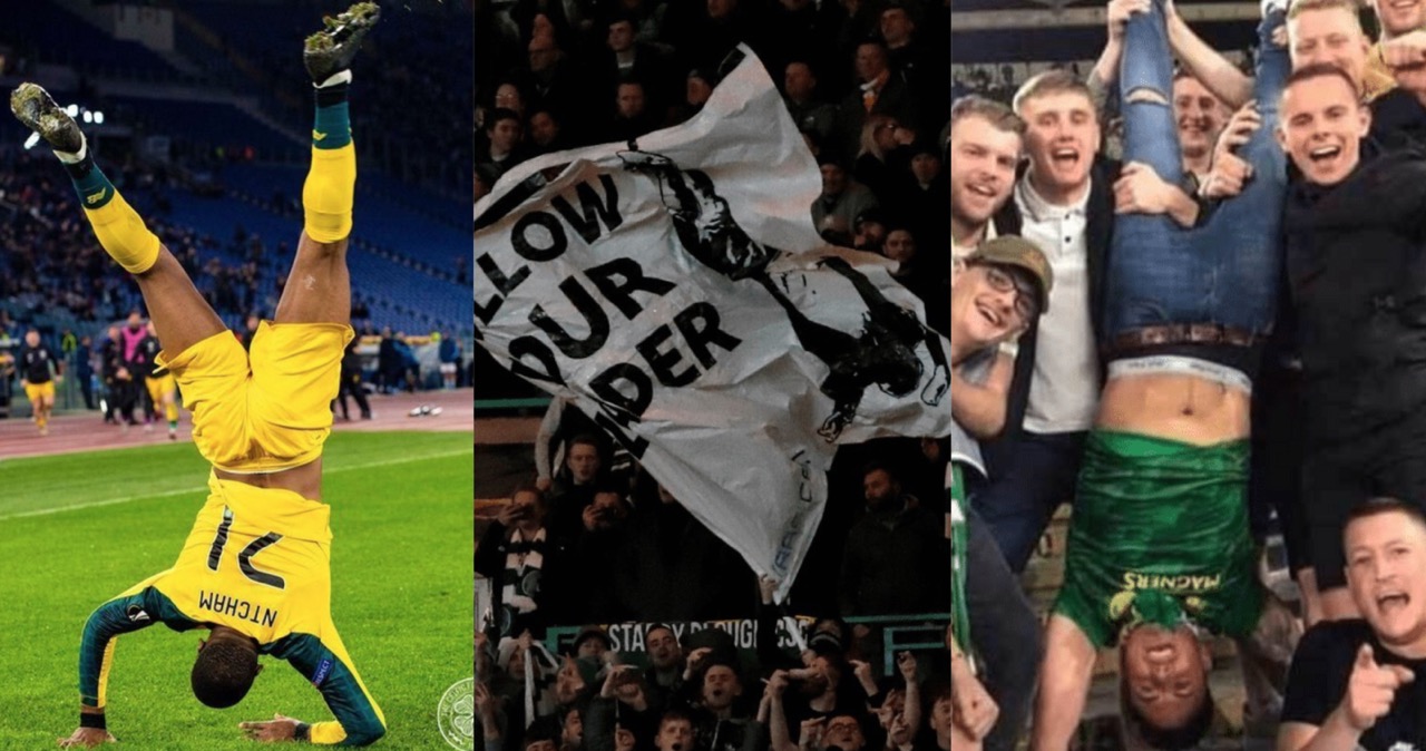 Kibice Celticu prowokowali kibiców Lazio, udając powieszonych faszystów