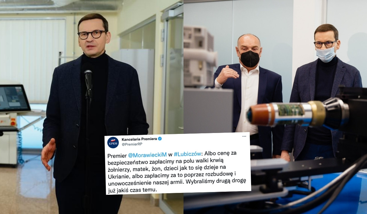 Premier ostrzega, że albo wydamy więcej na lepsze uzbrojenie albo "zapłacimy krwią naszych żołnierzy"