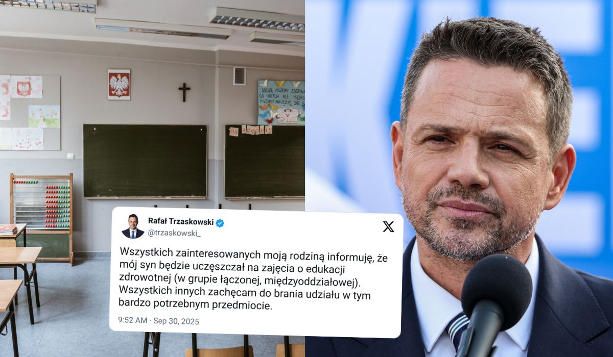 Po fali oburzenia Trzaskowski przekazał, że jego syn będzie chodził na zajęcia z edukacji zdrowotnej