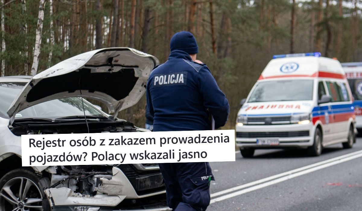 Badanie: 68% Polaków uważa, że powinien istnieć publiczny rejestr osób z zakazem prowadzenia pojazdów 