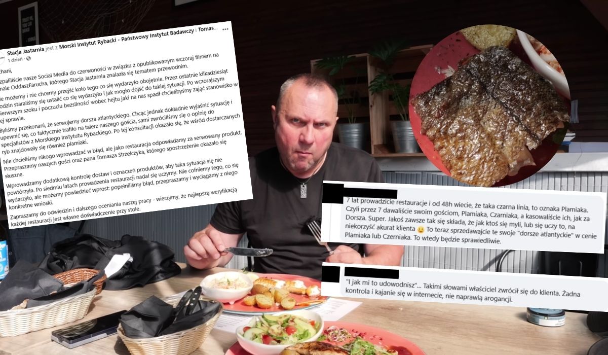 Jastarnia: restauracja przeprasza za podawanie plamiaka zamiast dorsza i narzeka na hejt