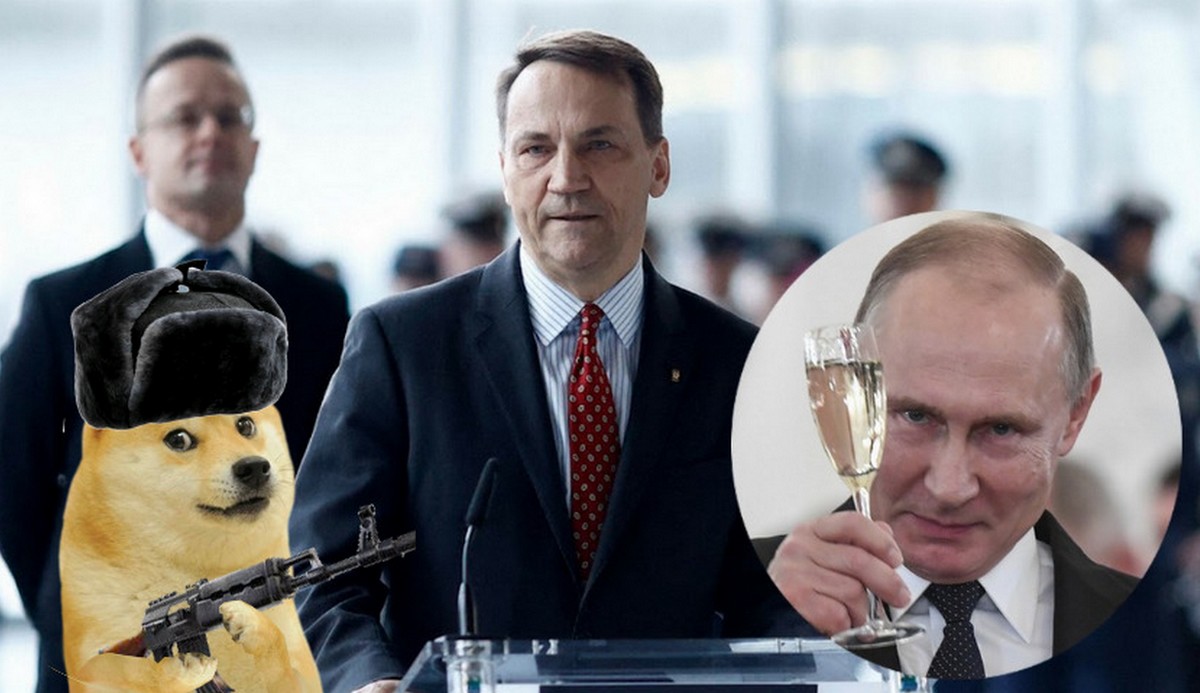 Sikorski dał się wkręcić rosyjskim trollom, myślał, że rozmawia z byłym prezydentem Ukrainy