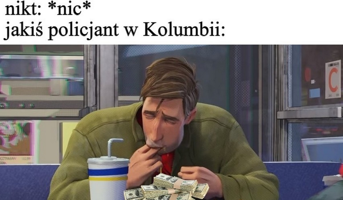 Kolumbia: policjant udławił się pieniędzmi, które chciał połknąć, żeby ukryć dowody wymuszenia