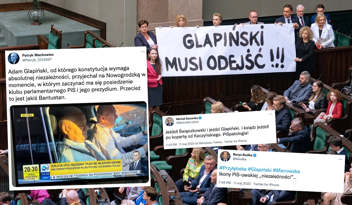 PiS zebrał się na posiedzenie i zaprosił prezesa Glapińskiego, dziś w Sejmie głosowanie nad jego kolejną kadencją