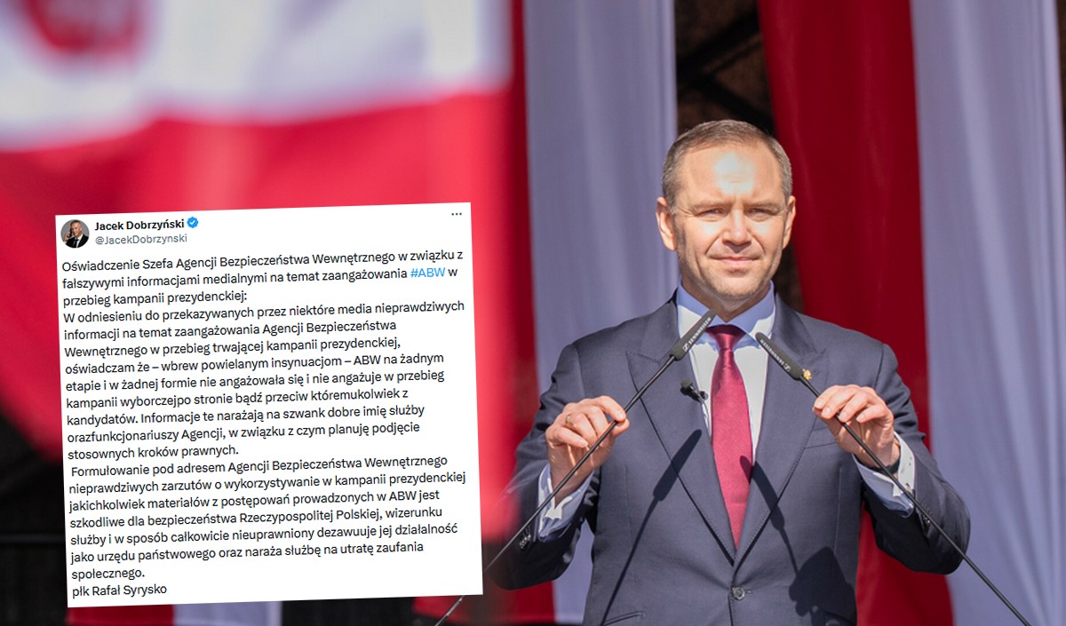 Nawrocki grzmi, że służby mieszają się w kampanię i wybory, szef ABW mówi, że niespecjalnie
