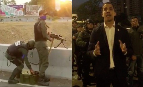 Wenezuela: zaczyna się wojskowy zamach stanu