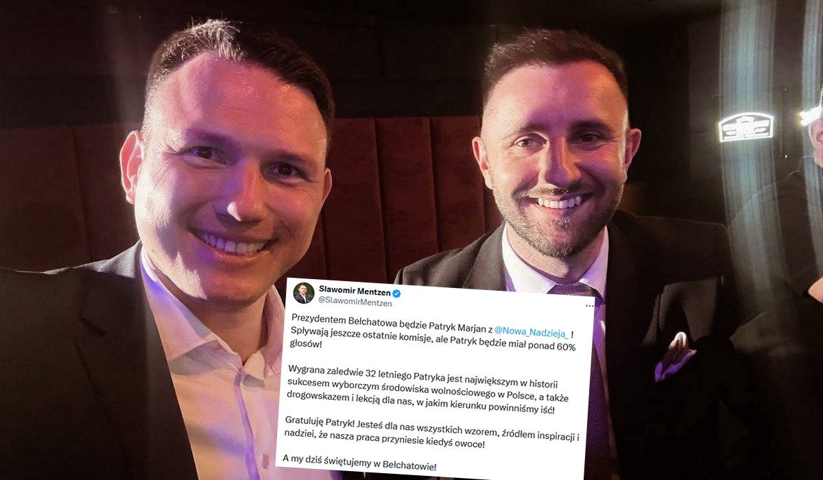 Mentzen ogłasza sukces wyborczy: Konfederacja będzie miała pierwszego prezydenta