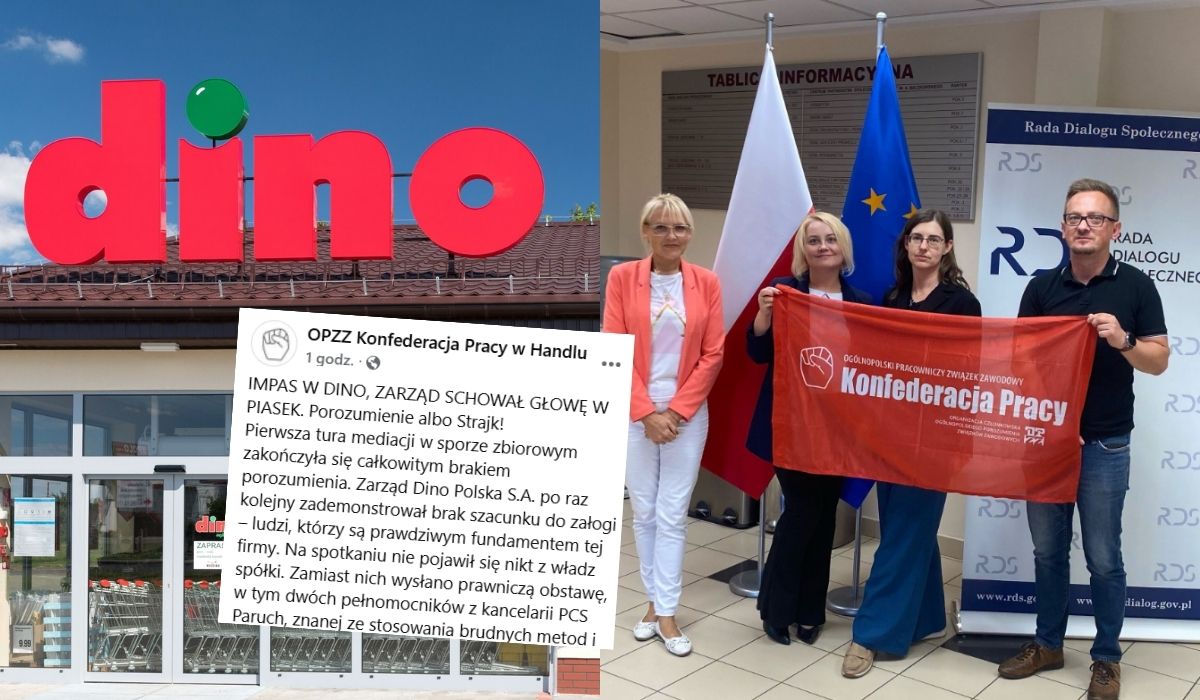 Zarząd Dino znowu olał protest pracowników i mediacje, może dojść do strajku generalnego