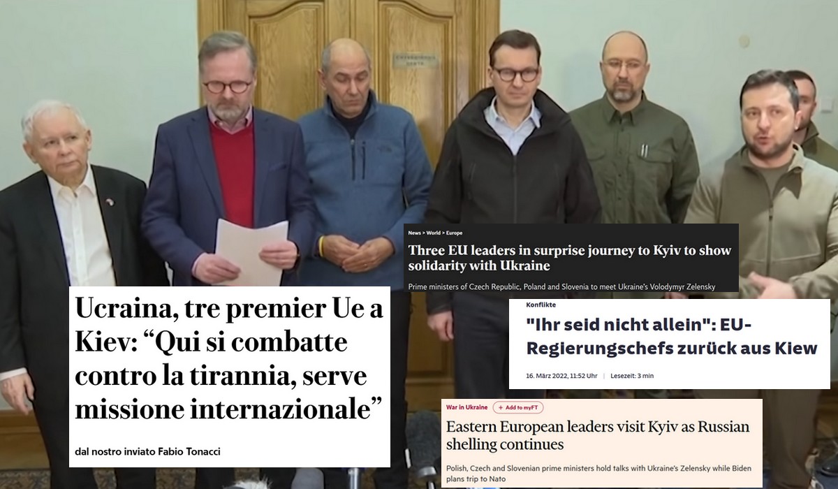 Zagraniczne media komentują wizytę premierów i prezesa: odważny i godny pochwały gest