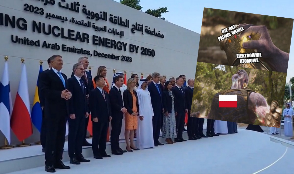 Dubaj: 20 państw na szczycie klimatycznym przyjęło deklarację o potrojeniu energii pozyskiwanej z atomu