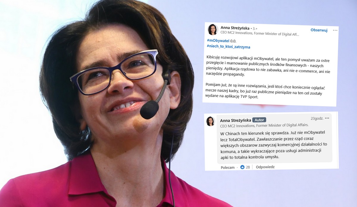 Była minister krytykuje zmiany w mObywatelu i przestrzega, że streaming meczów pachnie komuną