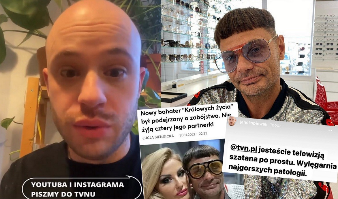 Śpiewak przypomina, że Grupa TVN też radośnie promuje kryminalistów jako celebrytów i jakoś uchodzi im to na sucho