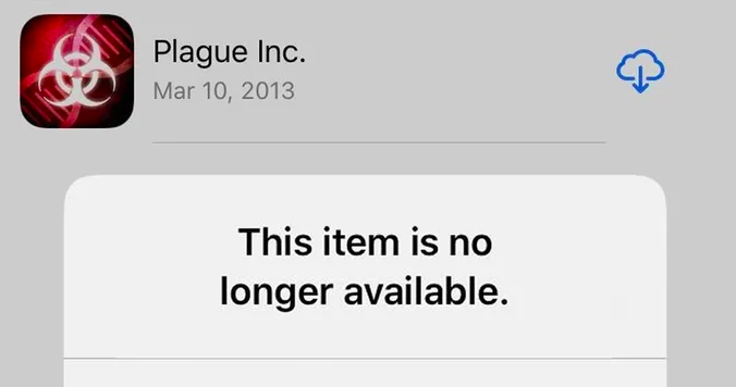 Chiny zablokowały Plague Inc., najpopularniejszą grę o rozprzestrzenianiu się wirusa