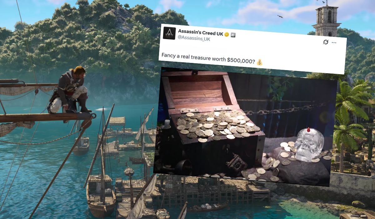 Twórcy gry Assassins Creed zakopią prawdziwy skarb, który będzie można zdobyć rozwiązując zagadki