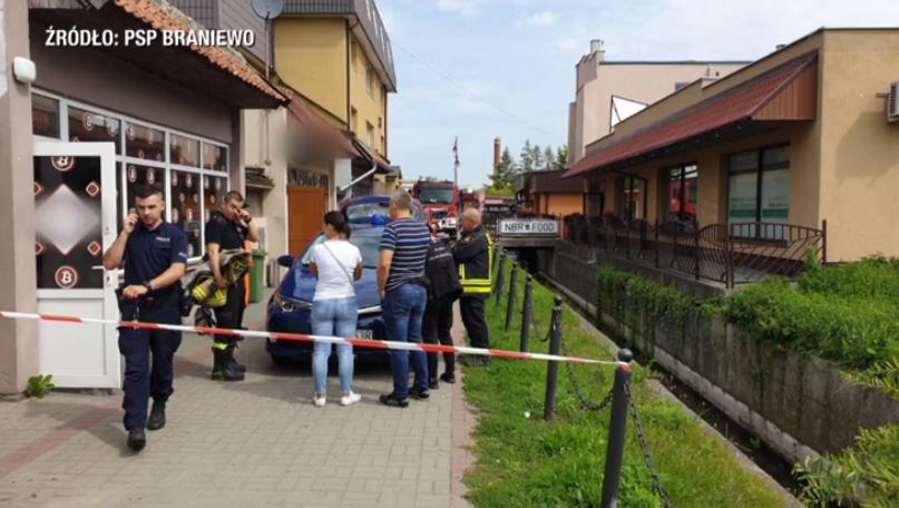 Braniewo: celnicy podczas kontroli w salonie gier zostali automatycznie zamknięci i spryskani gazem