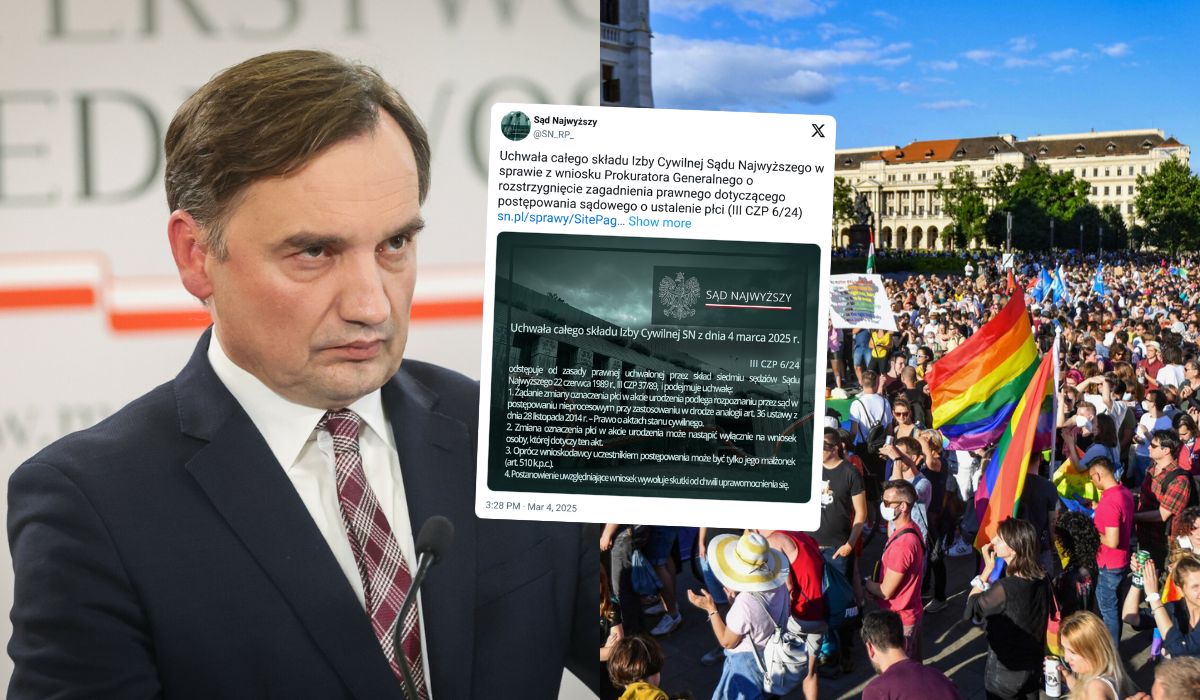 Okazało się, że Zbigniew Ziobro niechcący uprościł i poprawił sytuację osób transpłciowych