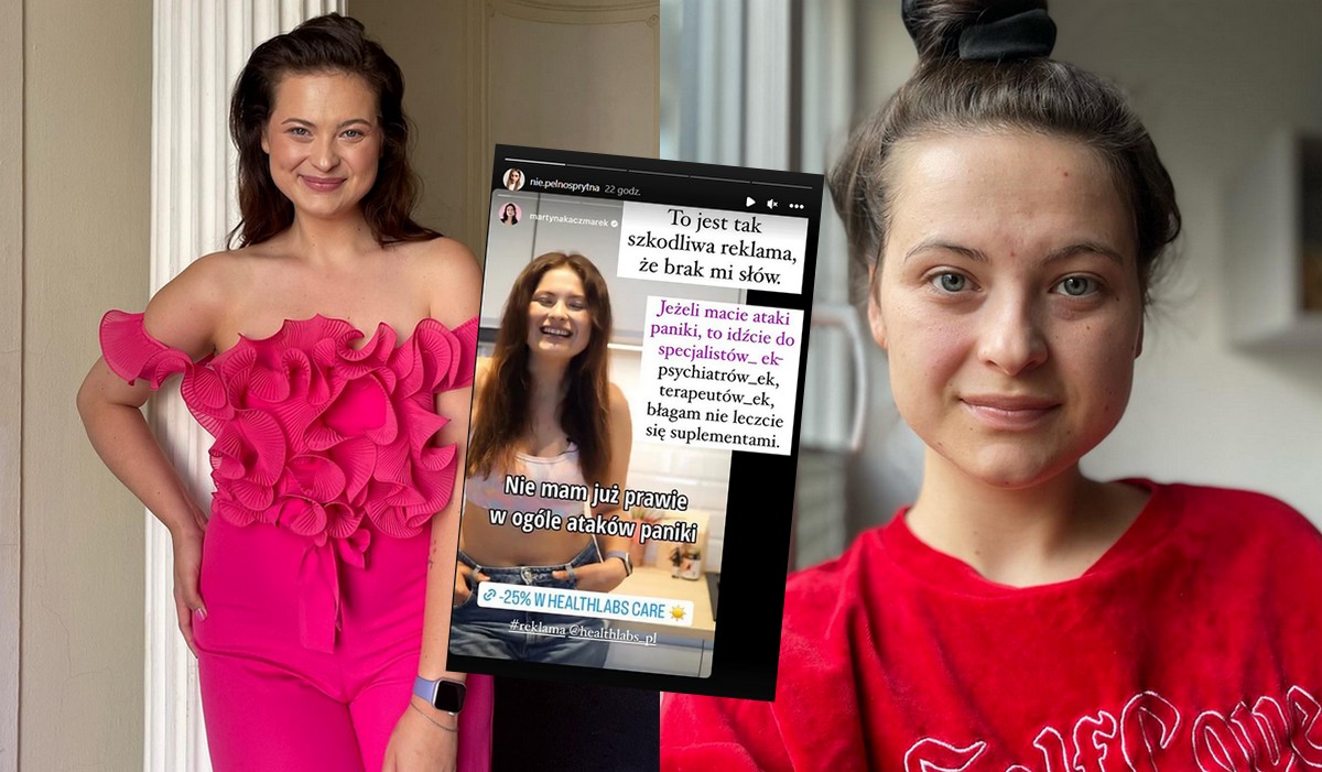 Martyna Kaczmarek krytykowana za reklamę suplementów, dzięki którym magicznie pozbyła się ataków paniki