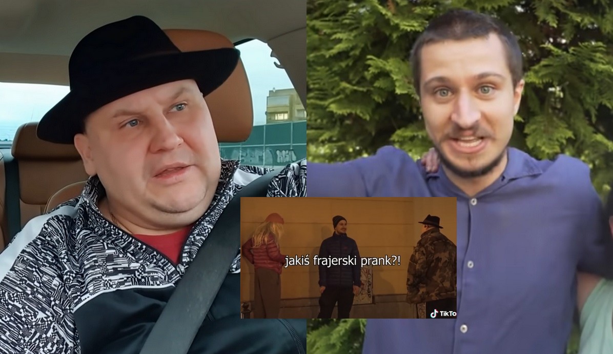 Raper Wini ostro poucza "prankstera", który udawał, że bije kobietę na ulicy