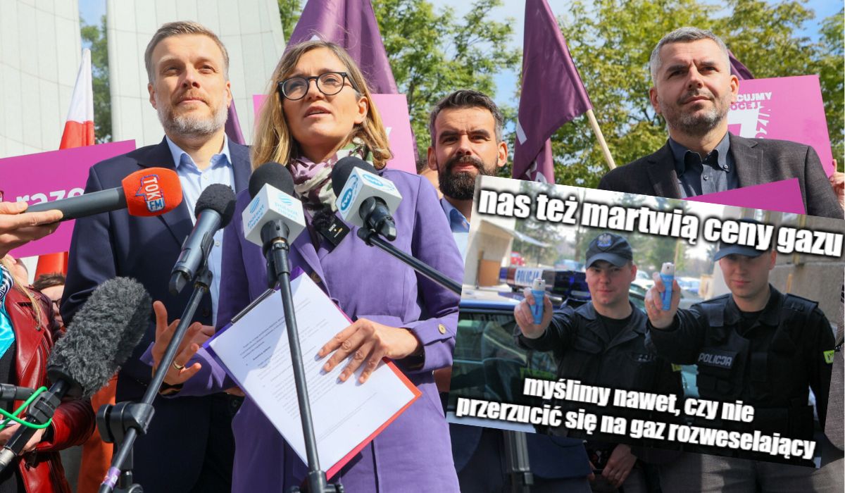 Posłanka Biejat dostała gazem z przyczajki od policjanta w cywilu, prokuratura umorzyła śledztwo