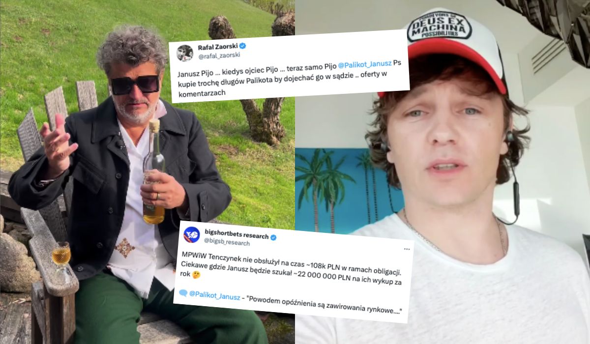 Rafał Zaorski niemiło o Palikocie, planuje skupić jego długi, żeby "dojechać go w sądzie"