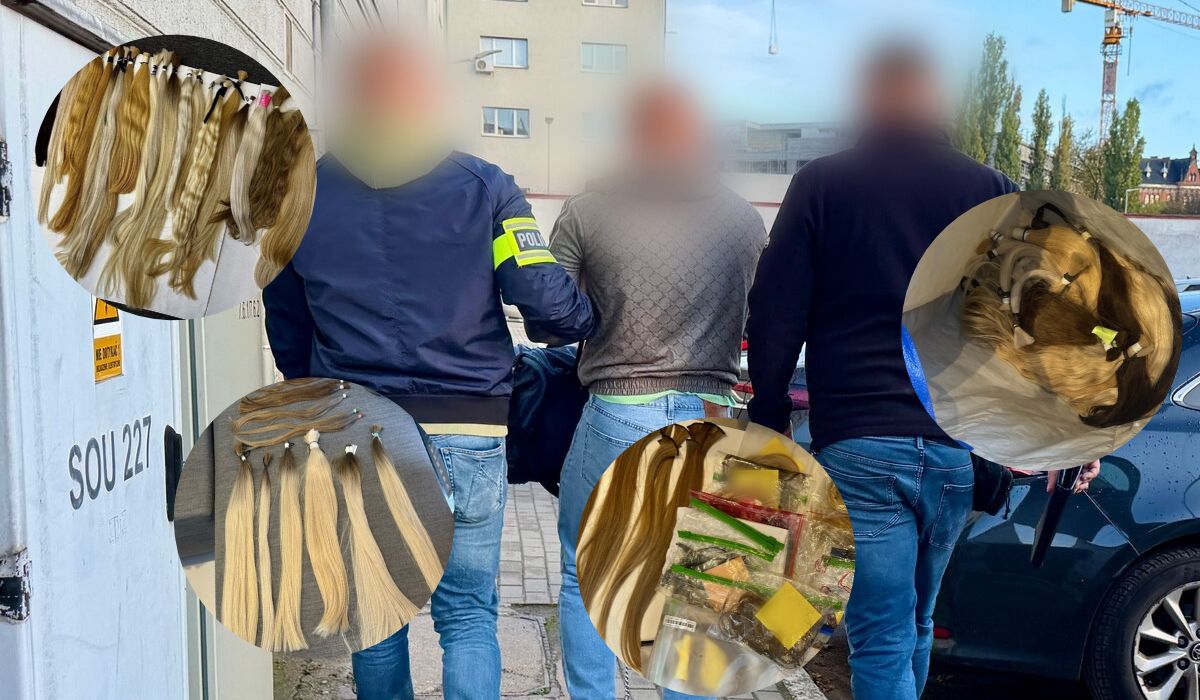 Pomorska policja rozbiła gang złodziei włosów