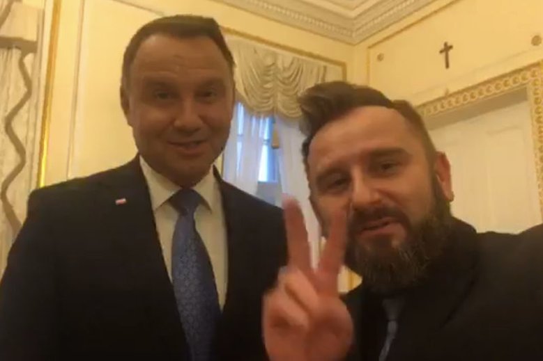 Liroy pozdrawia z Pałacu Prezydenckiego. "Poważne i owocne rozmowy o Polsce"