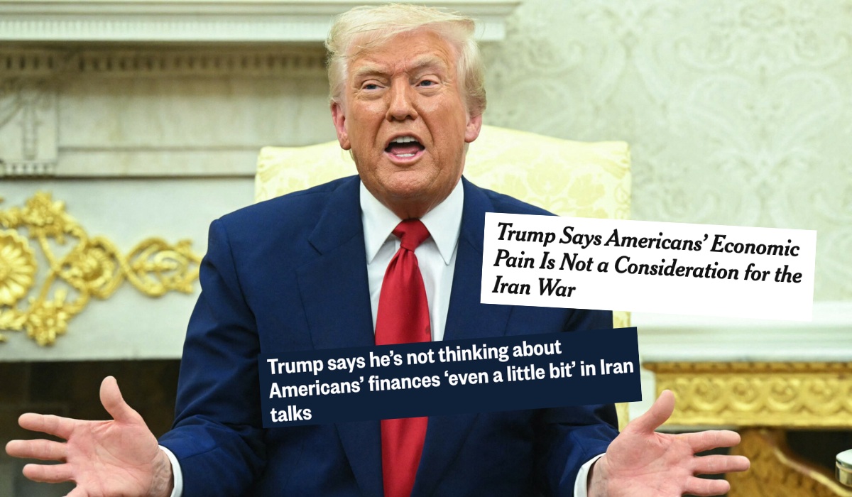 Trump luźniutko przyznał, że nie interesuje się sytuacją finansową Amerykanów