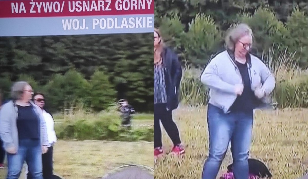 Na granicę, gdzie utknęli migranci, przyjechała też Marta Lempart, na razie nie wiadomo po co