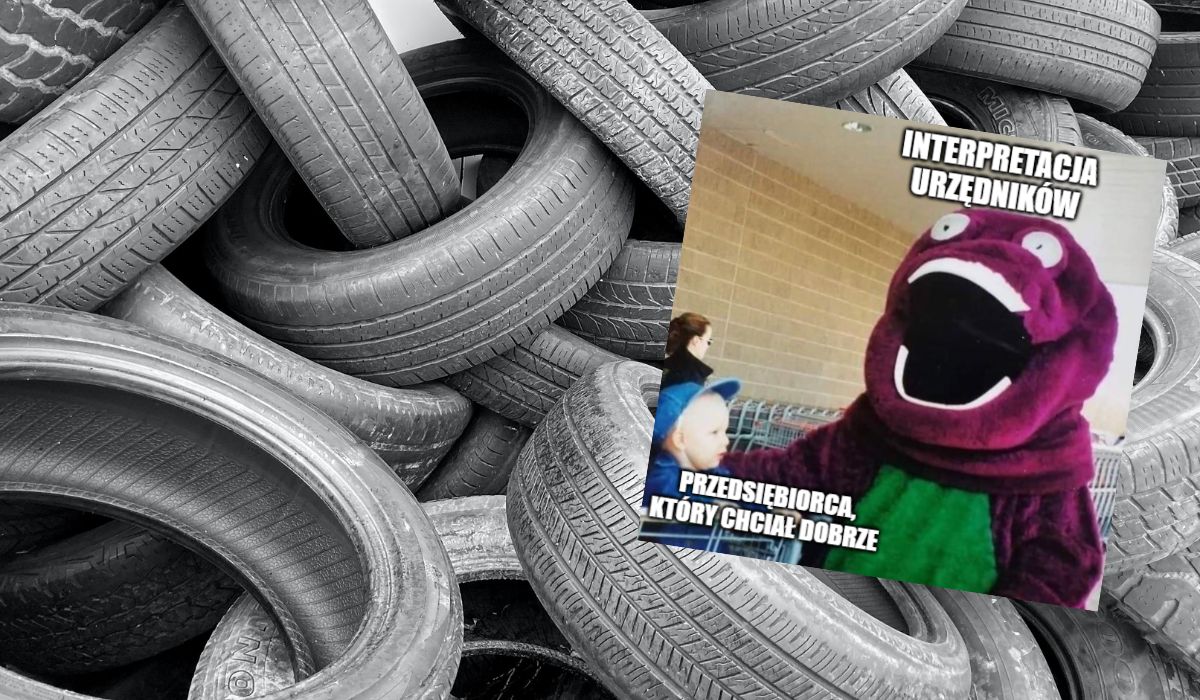 Suwałki: przedsiębiorca może zostać zrujnowany za podarowanie opon na cele recyklingowe i ekologiczne
