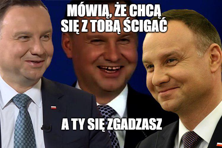 Sondaż prezydencki: Andrzej Duda niekwestionowanym liderem. Na trzecim miejscu Szymon Hołownia