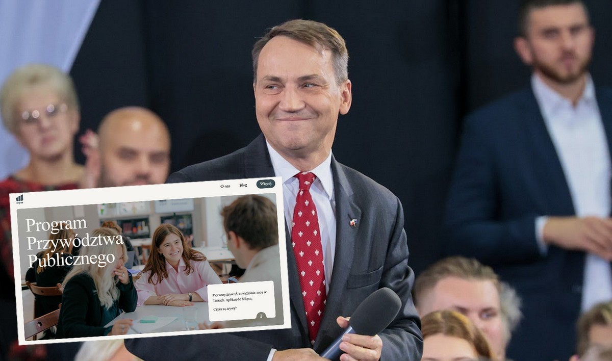 Sikorski będzie gościem na wydarzeniu organizowanym przez fundację jego syna, podejrzewa się, że to przymiarki do kampanii w 2030