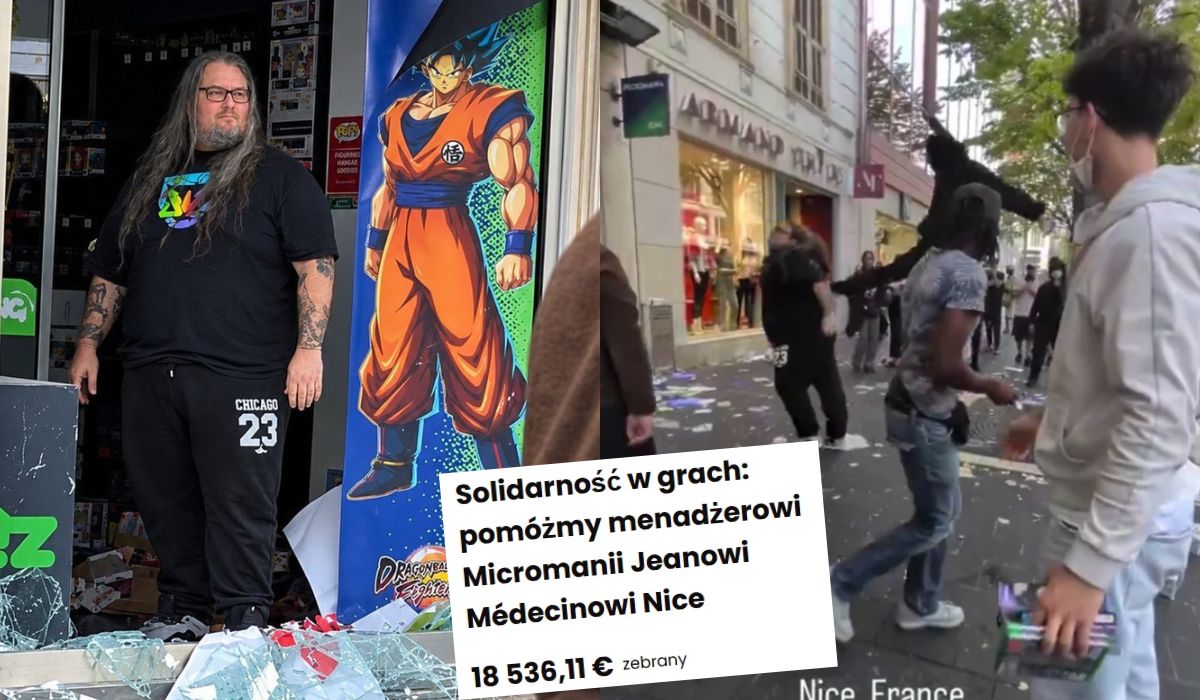 Francja: mężczyzna broniący swojego gierkowego sklepu przed wandalami stał się legendą i otrzymał wsparcie