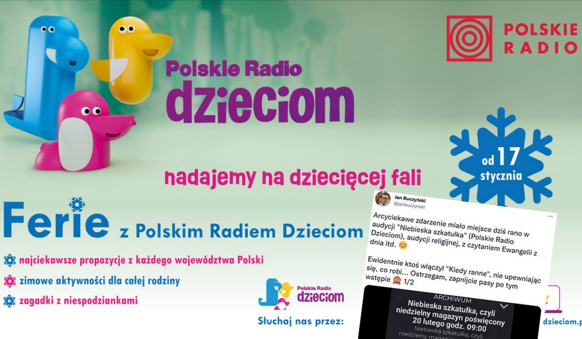 Polskie Radio Dzieciom zaliczyło wpadkę i wyemitowało alkoholową wersję pieśni "Kiedy ranne wstają zorze"
