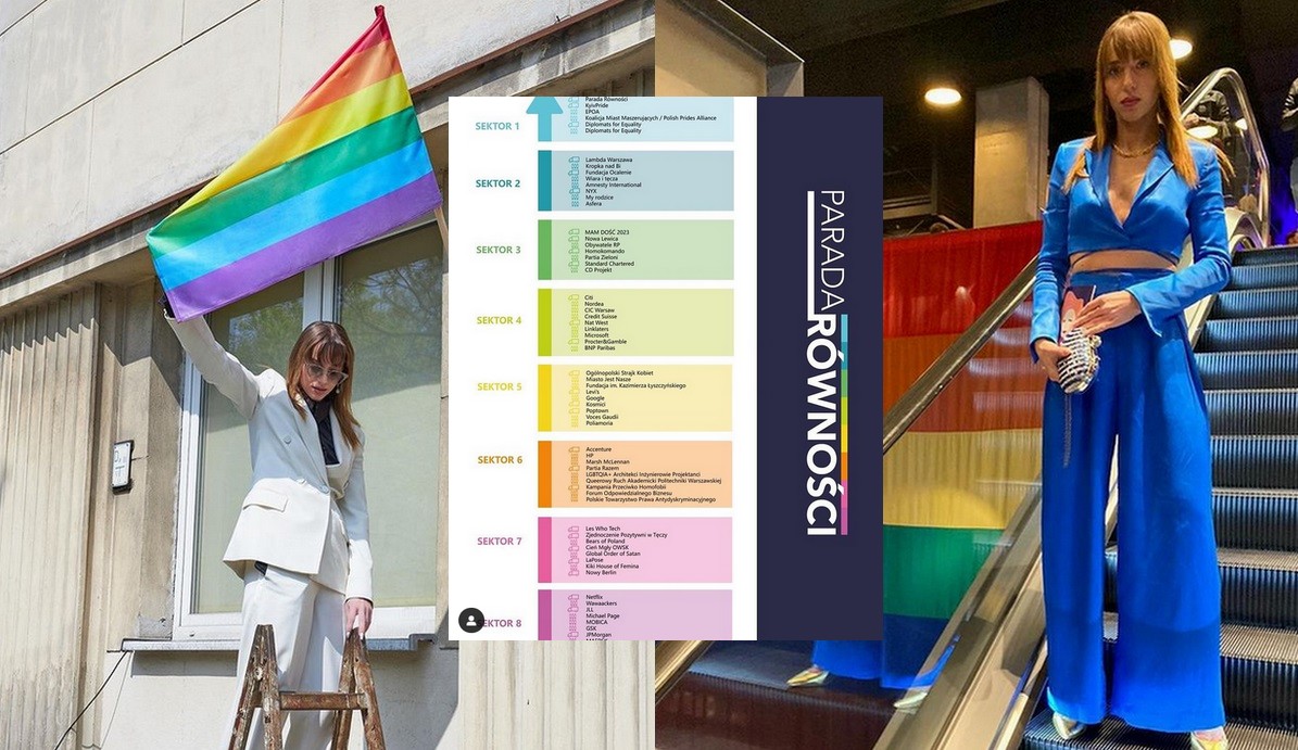 Marianna Schreiber wynajęła platformę na Paradzie Równości, chociaż kiedyś pisała "won z mojego miasta"