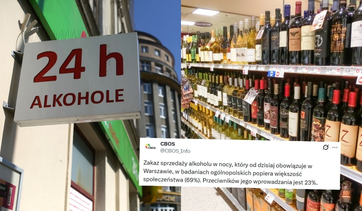CBOS: zdecydowana większość Polaków popiera zakaz sprzedaży alkoholu nocą