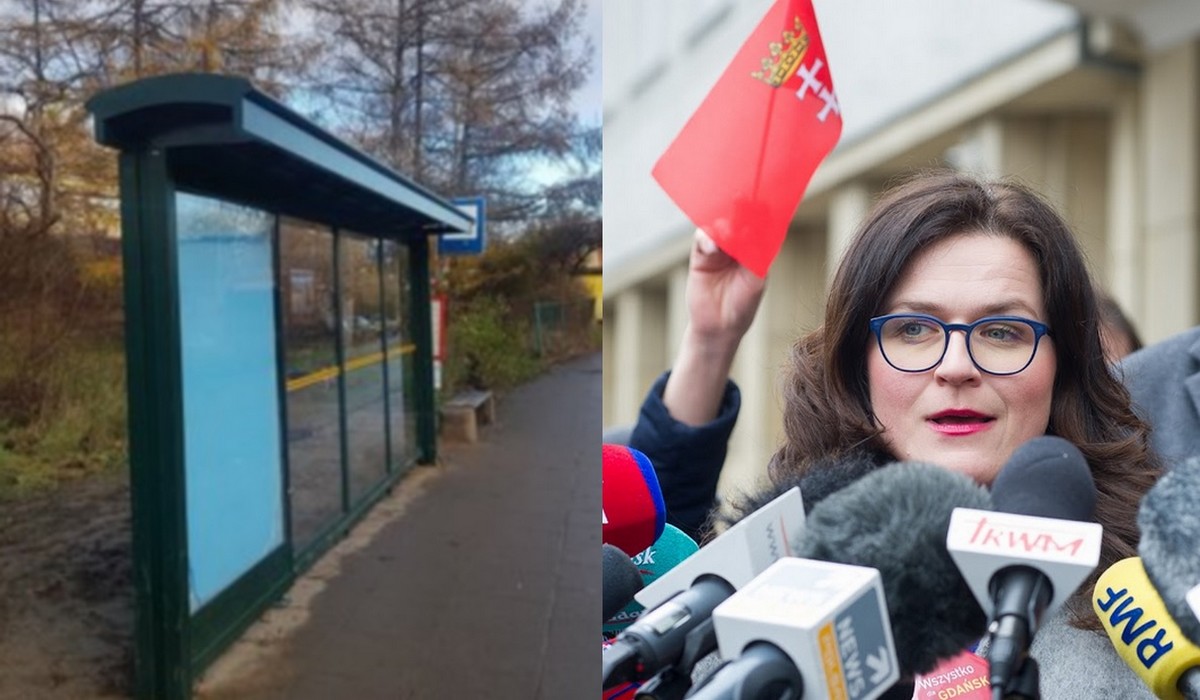 W Gdańsku postawiono nowe wiaty przystankowe, które chyba nie spełniają swojej funkcji