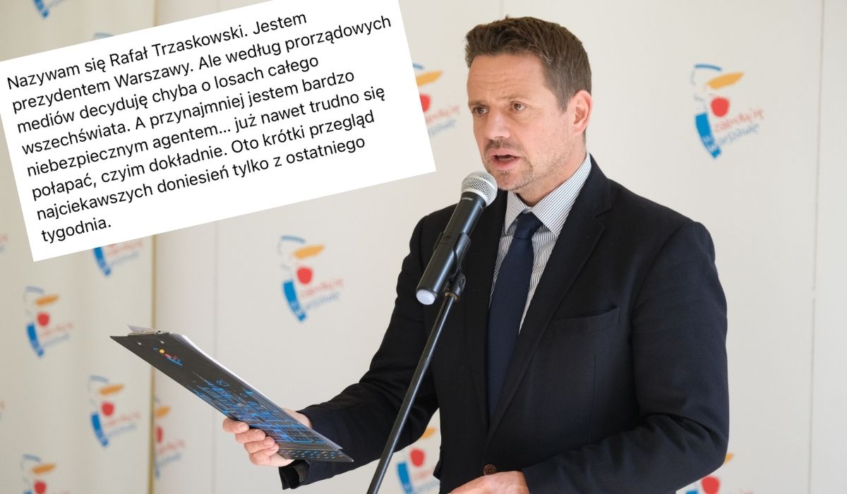 Trzaskowski śmieszkuje z PiS, że według nich ma jakieś nadprzyrodzone możliwości 