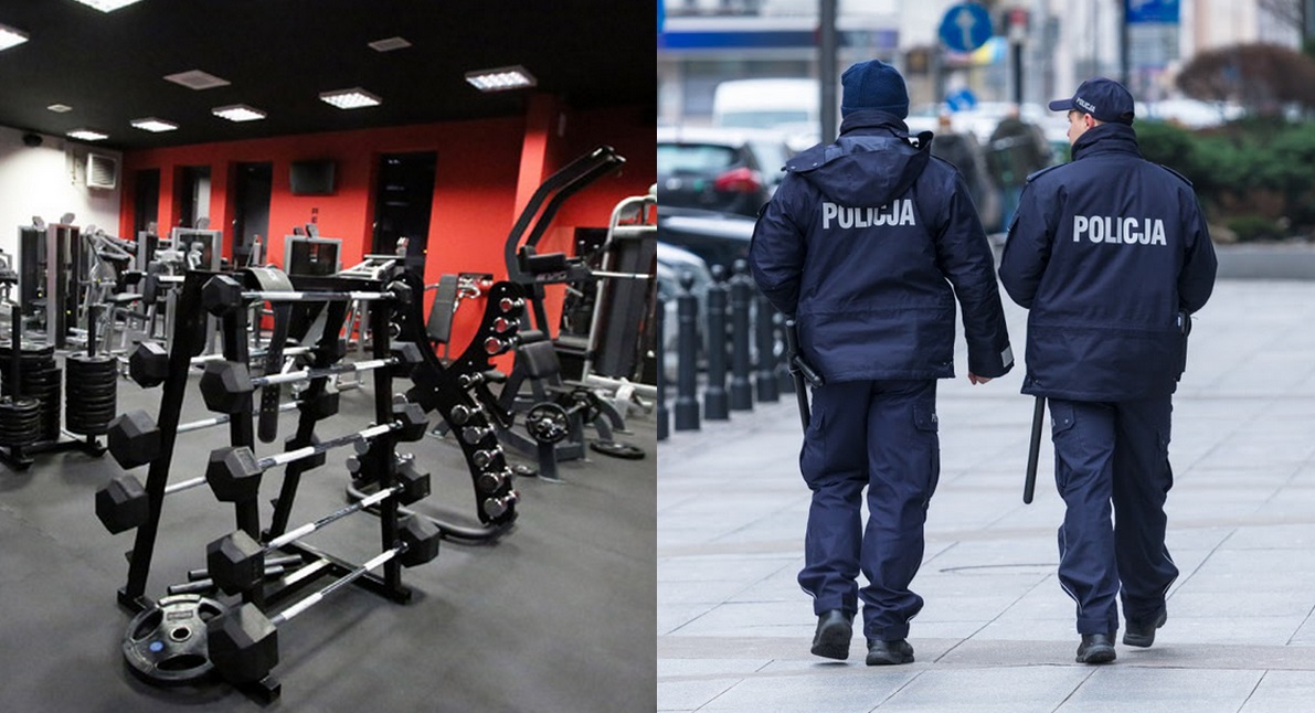Wadowice: policja sprawdziła jedną z pakerni i 16 osób przyłapano na trenowaniu