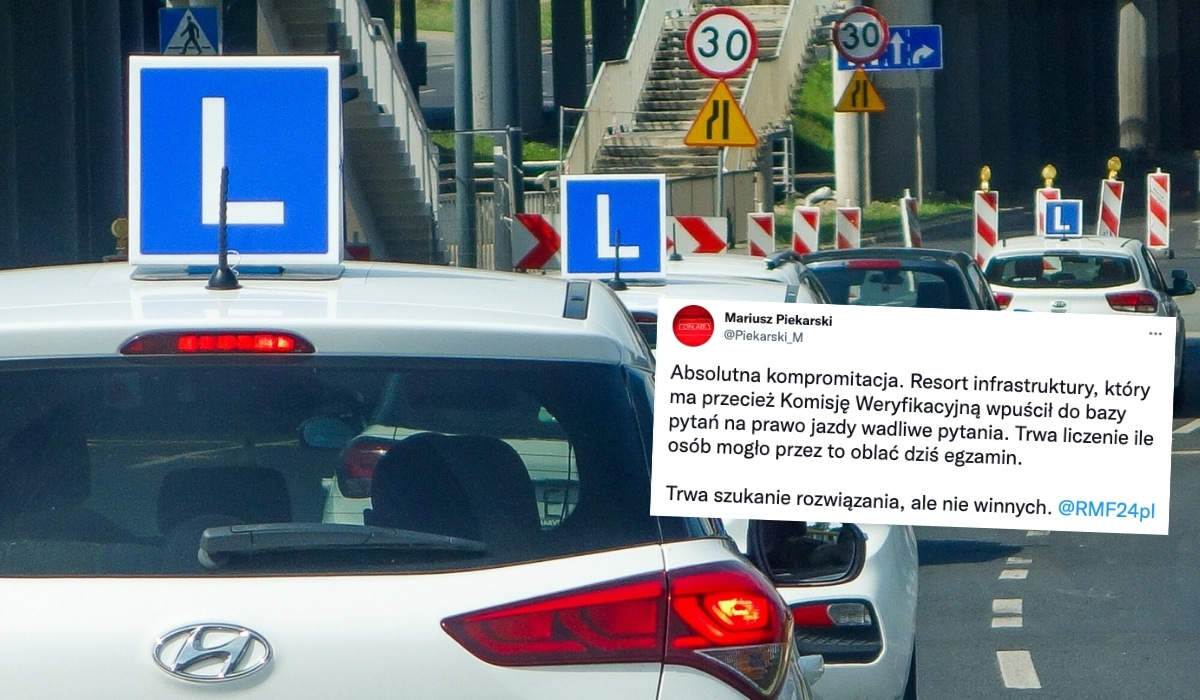 Ministerstwo dorzuciło do testów na prawo jazdy pytania z błędami i zrobił się mały bałagan