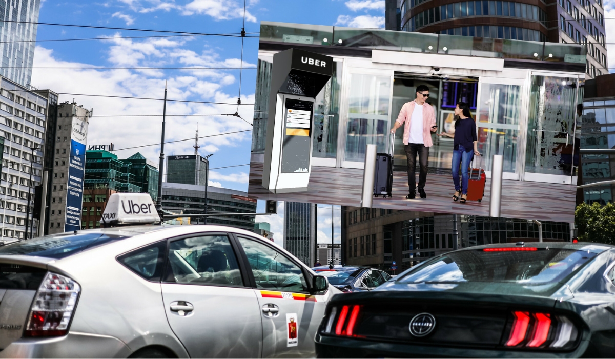 Uber postawi automaty do zamawiania kursów, żeby dało się zamawiać bez telefonu