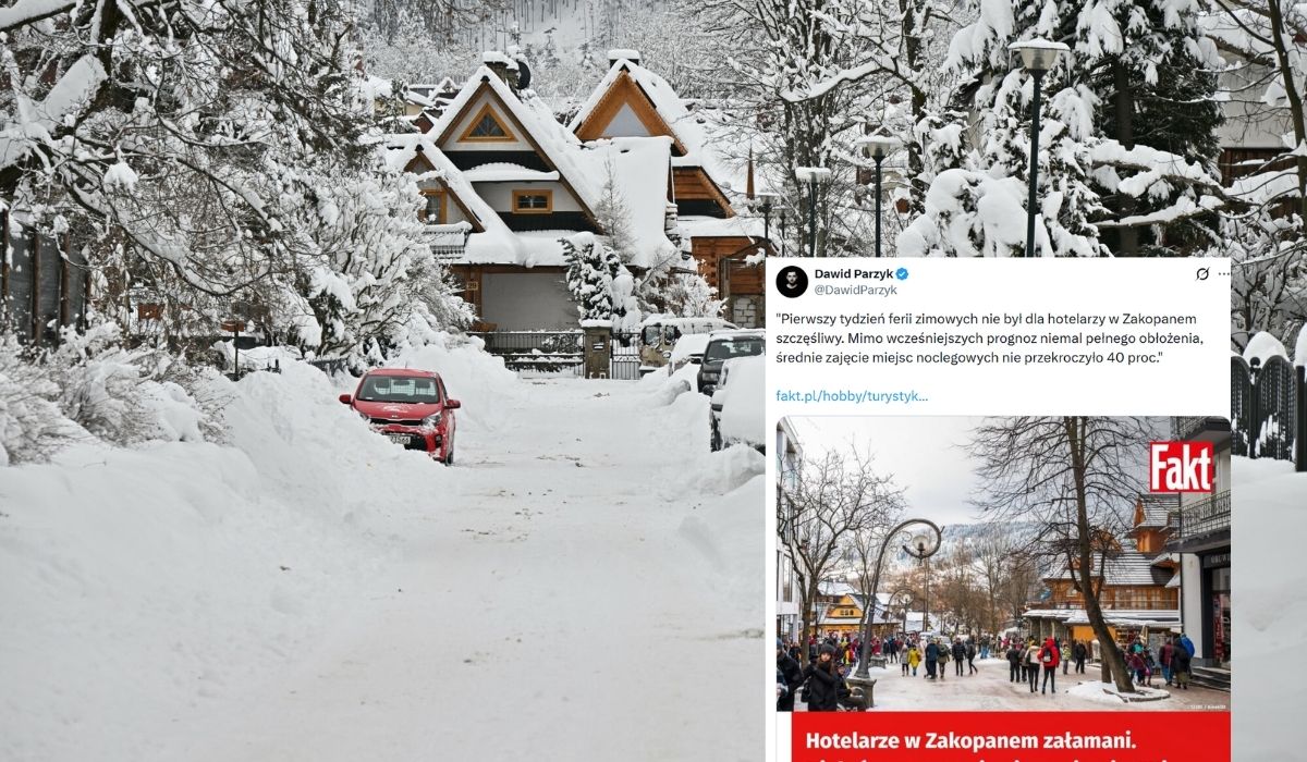 Pomimo śnieżnej zimy, górale widzą zaskakująco mało turystów