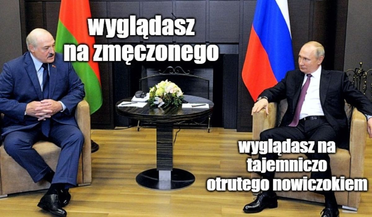 Łukaszenka odważył się publicznie powiedzieć Putinowi, że słabo wygląda