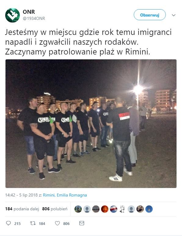 Zaledwie rok po napadzie ONR przybywa z pomocą