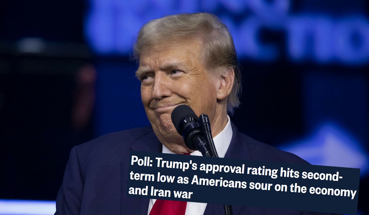 USA: poparcie dla Trumpa spada coraz bardziej, Amerykanie są niezadowoleni z wojny i stanu gospodarki